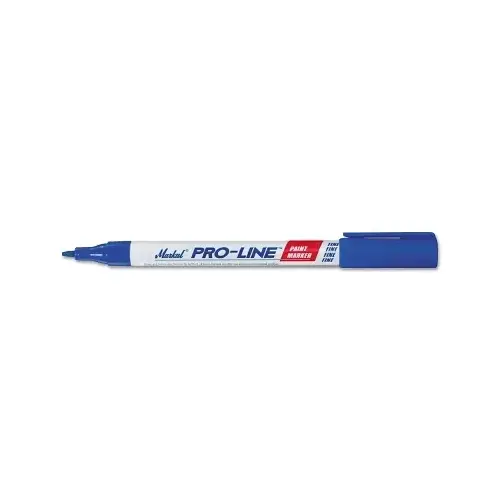 LACO/MARKAL 96875 PRO-LINE  Fine and Micro Liquid Paint Marker, Blue, 1/16 in Tip, Fine