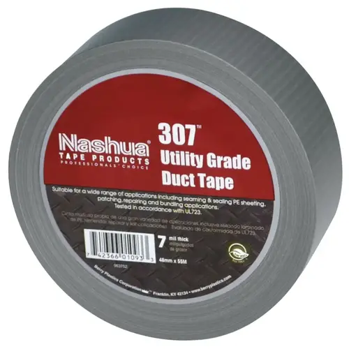 Nashua 1087239 Utility Grade Duct Tape, Silver, 48 mm x 55 m x 7 mil