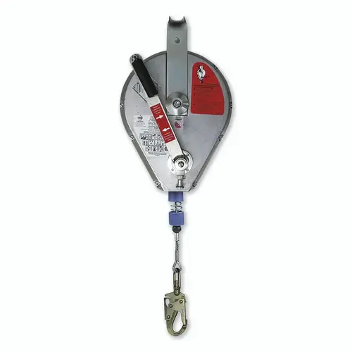 Peakworks V84553496 Non LE Self Retracting Lifeline, 96 ft, Swivel Attachment, 310 lb, Swivel Snap Hook with Load Indicator, 1