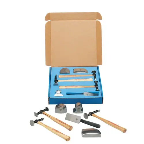 MARTIN TOOLS 647K 7-PC BODY & FENDER REPAIR TOOL SET-W/WOODE