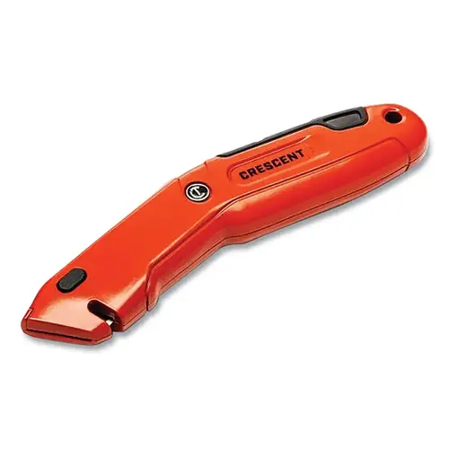 Crescent CTKRTC Retractable Utility Knife, 1 in L, Retractable Utility, Aluminum, Rawhide/ Black