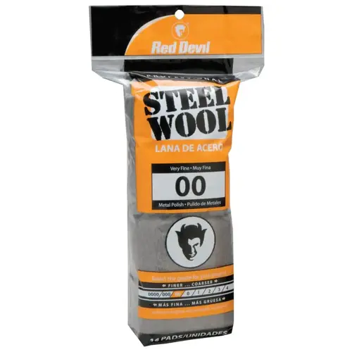 Red Devil 0312 Steel Wool, Very Fine, #00