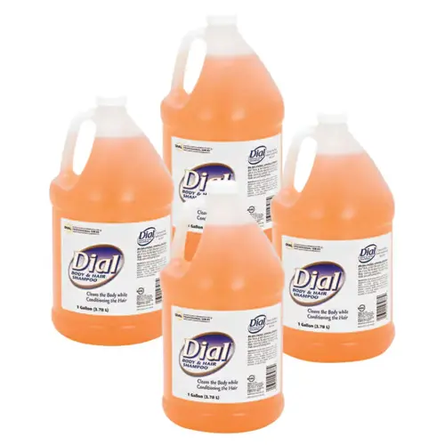 DIAL DIAL3986 Body & Hair Shampoo, 1 gal, Fruity Scent