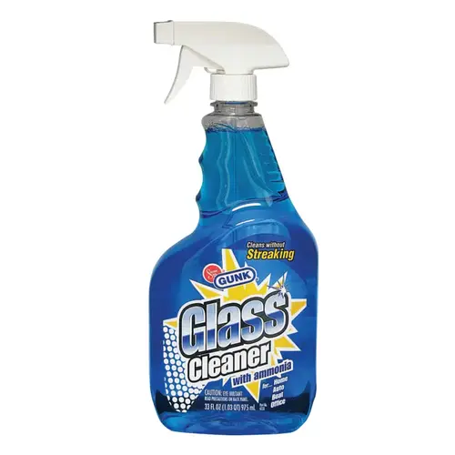 Gunk GC33 Glass Cleaners with Ammonia, 33 oz, Trigger Spray Bottle