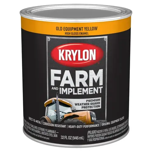 KRYLON K02042008-XCP2 PAINT HG OLD EQUIPMENT YEL 1QT - pack of 2