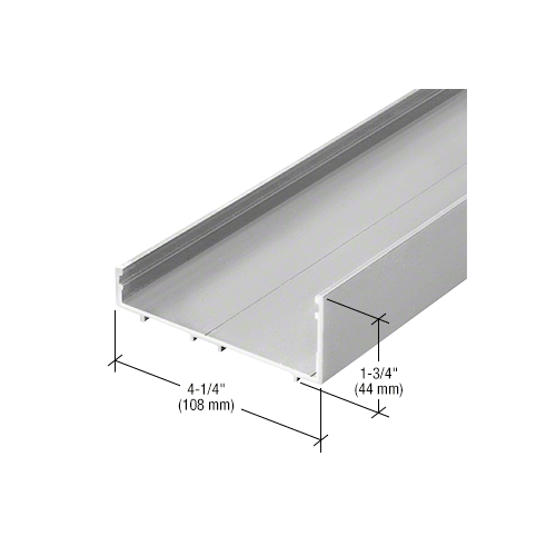 Stacking Sill Channel, Clear Anodized, 24'-2"