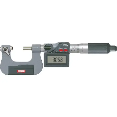 Screw Thread Micrometers; Operation Type: Electronic; Minimum Measurement: 1; Minimum Measurement (mm): 1; Maximum Measurement: 2.00; Maximum Measurement (mm): 2.00; Graduation (Decimal Inch): 0.0001; Number Of Anvils: 0; Accuracy: 1.0002 in; Lock Nut Typ