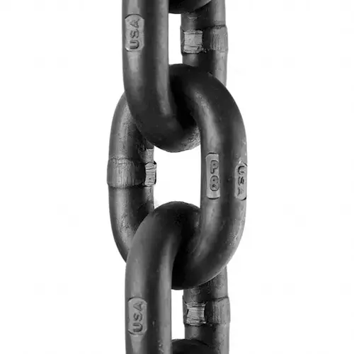 Peerless Chain 5050310 Welded Chain; Load Capacity (Lb. - 3 Decimals): 4500; Product Service Code: 4010; Material Grade: 80; Link Type: Alloy Chain; Chain Grade: 80; For Lifting: Yes; Overall Length: 10 cm; 10 yd; 10 ft; 10 mm; 10 m; 10 in; Type: Alloy Chain; Inside Length: 0.9