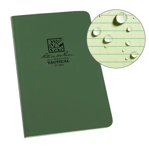 RITE IN THE RAIN 980 Tactical Notebook: 80 Sheets