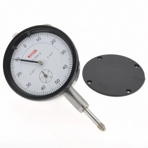 1/2" Range, 0-50-0 Dial Reading, 0.001" Graduation Dial Drop Indicator