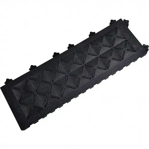Ergo Advantage ESDA7-B Anti-Fatigue Modular Tile Mat: Dry Environment, 6" Length, 18" Wide, 1" Thick, Black