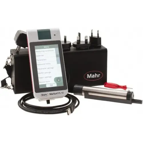 Surface Roughness Gage: Multiple Roughness Parameters, 200 in Stylus Tip Radius
