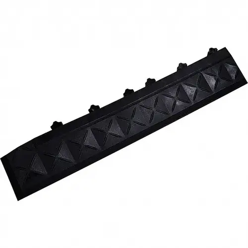 Ergo Advantage ESDA6-B Anti-Fatigue Modular Tile Mat: Dry Environment, 22" Length, 4" Wide, 1" Thick, Black