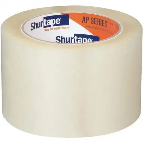 Shurtape 230963 Packing Tape: Clear, Acrylic Adhesive
