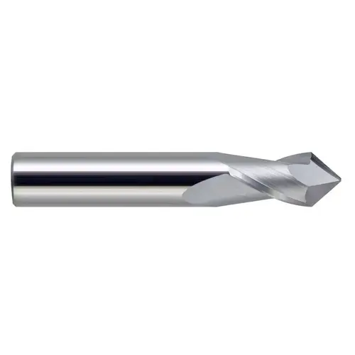 Melin Tool 56090 Drill Mill: 5/8" Dia, 1-1/4" LOC, 2 Flutes, 90 degree Point, Solid Carbide AlTiN