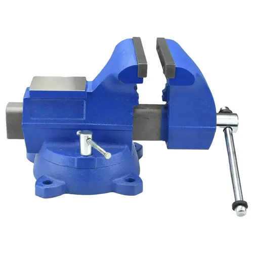 Gibraltar G56415 Bench & Pipe Combination Vise: 8" Jaw Width, 7-1/2" Jaw Opening, 4-1/2" Throat Depth