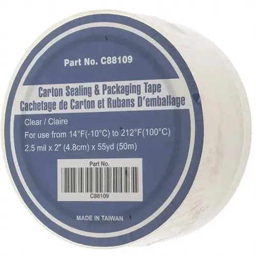 Value Collection C88109 Packing Tape: 2" Wide, Clear