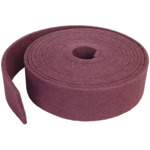 Norton 66261006373 Non-Woven Roll: Aluminum Oxide, 4" Wide, 30 ft Long