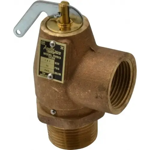 Conbraco 13-202-B15 ASME Low Pressure Steam Heating Relief Valve: 1" Inlet, 15 Max psi