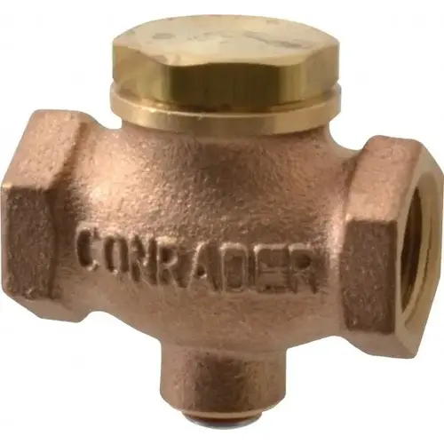 Conrader GV38 Check Valve: 3/8" Pipe