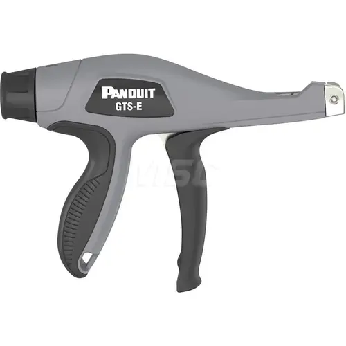 Panduit GTS-E Cable Tie Tools; Tool Type: Pneumatic Cable Tie Hand Tool ; Actuation Type: Pneumatic ; Tool Material: Plastic ; Compatible Cable Material: Nylon; Stainless Steel ; Compatible Cable Tie Tensile Strength: 8-50 lb