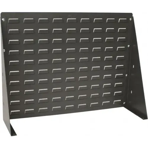 Quantum Storage QBR-2721 Bench Pick Rack: Louvered Panel Bench Rack, 120 lb Capacity, 27" OAD, 21" OAH, 8" OAW