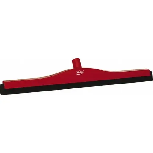Vikan 77544 Squeegee: 24" Blade Width, Foam Rubber Blade, Threaded Handle Connection