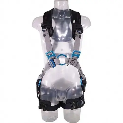 WNA-CHECKMATE 47021 Fall Protection Harnesses: 130 to 420 Lb, Construction Style, Size Medium & Large