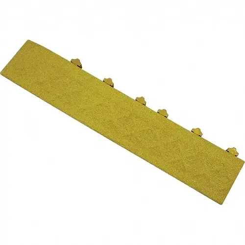 Ergo Advantage AG6-Y Anti-Fatigue Modular Tile Mat: Dry & Wet Environment, 22" Length, 4" Wide, 1" Thick, Yellow