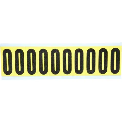 STRANCO SB5-O Number & Letter Label: "O", Rectangle, 1" Wide