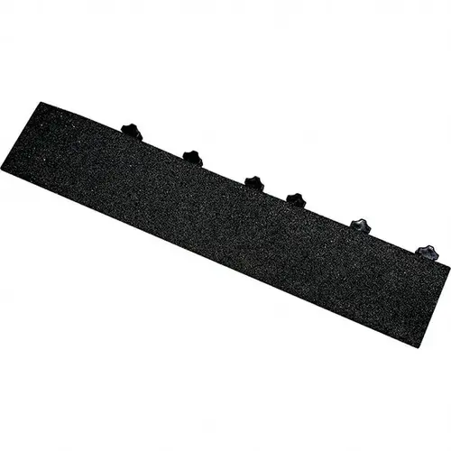 Ergo Advantage AG6-B Anti-Fatigue Modular Tile Mat: Dry & Wet Environment, 22" Length, 4" Wide, 1" Thick, Black