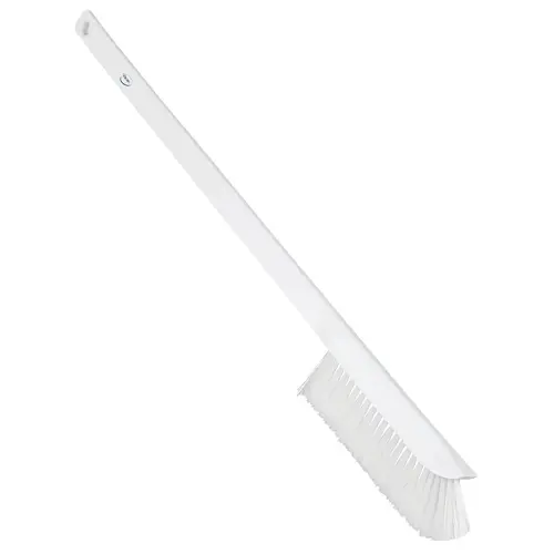 Vikan 41975 Counter & Dust Brushes; Type: Dust Brush; Bristle Material: Polyester; Head Length (Inch): 6.0; Bristle Firmness: Stiff; FSIS Approved: No; Head Width (Inch): 0.6000; 3/5; Bristle Color: White; Includes Dust Pan: No; Handle Material: Plastic; Handle Lengt