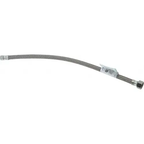 3/8" Compression Inlet, 1/2" FIP Outlet, Brass Flexible Connector