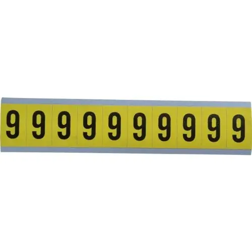 STRANCO SB4-6 Number & Letter Label: "6", Rectangle, 0.875" Wide