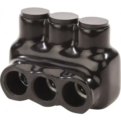 Polaris IPL1/0-3B 14 to 1/0 AWG, Class B & C Wire Compatible, Aluminum, Hex Split Bolt Connector