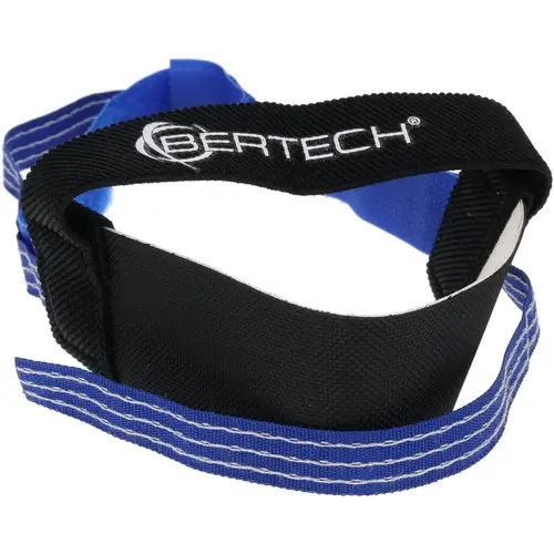 Bertech M1SHG Grounding Shoe Straps; Strap Type: ESD Shoe Strap ; Attachment Method: Hook & Loop ; Disposable: No ; Resistor: Yes ; Conductive Strand: Yes ; Color: Blue; Black