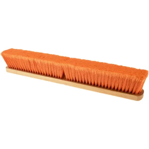 ProSource SWP24-ORG Push Broom: 24" Wide, Polypropylene Bristle