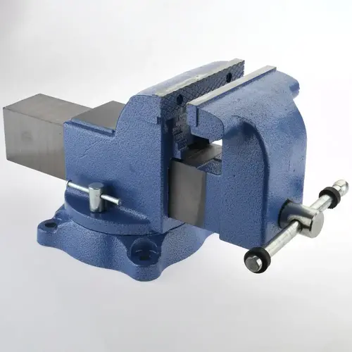 Gibraltar CBV041 Bench & Pipe Combination Vise: 6" Jaw Width, 6-1/4" Jaw Opening, 3-1/2" Throat Depth