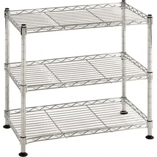 SANDUSKY WS181018-C Wire Shelving: 88 lb Shelf Capacity, 3 Shelves