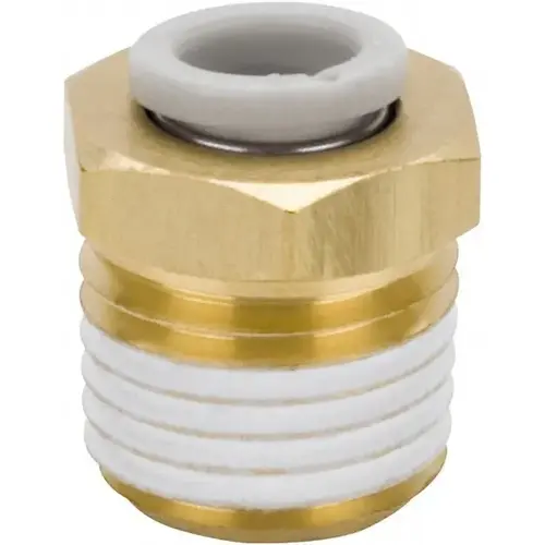 SMC PNEUMATICS KQ2H12-04AS Push-to-Connect Tube Fitting: Connector, 1/2" Thread