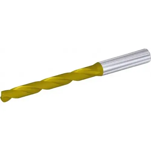 Kennametal 4151232 Screw Machine Length Drill Bit: 12.30 mm Dia, 140 deg Point, Solid Carbide TiN