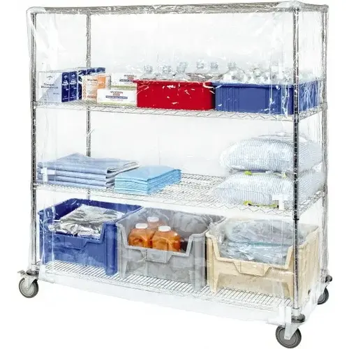 Quantum Storage CC186063CVV Wire Shelving Cover with Hook & Loop Closure: Use With Wire Shelving Units (WR Series)