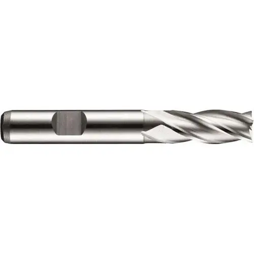 Dormer Pramet 5984290 Roughing & Finishing End Mill: 18 mm Dia, 4 Flutes, Square End, High Speed Steel Bright/Uncoated