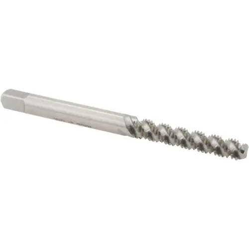 Heli-Coil 5905-06 #6-32 UNC, 3 Flute, Bottoming Chamfer, Bright Finish, High Speed Steel Spiral Flute STI Tap