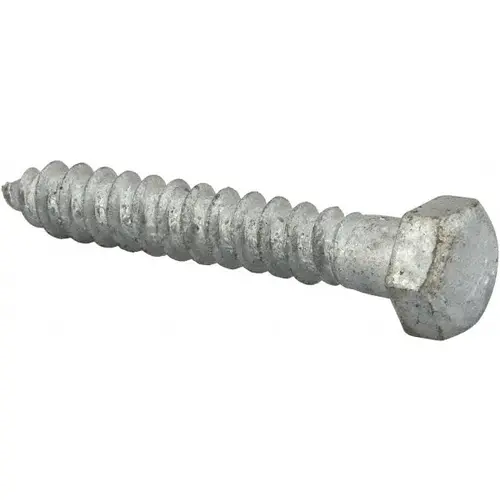 Value Collection 3GBL9060208-XCP50 3/8" Screw, 2-1/2" Length Under Head, Steel, Hex Head Lag Screw - pack of 50