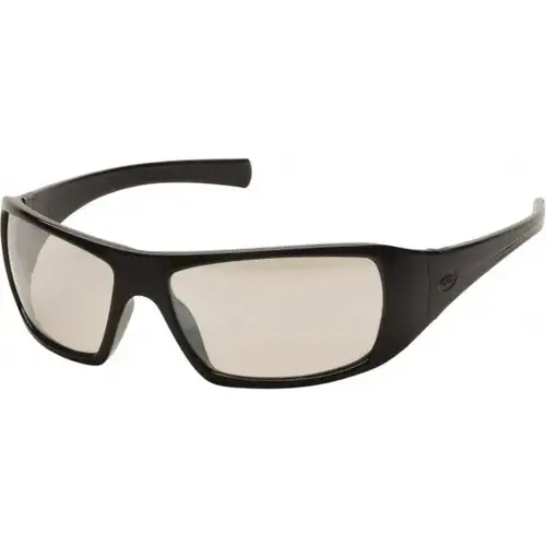 Pyramex SB5680D Safety Glasses: Scratch-Resistant, Polycarbonate, Black Lenses, N/A