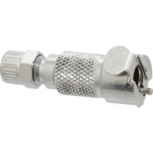 CPC Colder Products MC1304NA Push-to-Connect Tube Fitting: Coupling Body, Straight, 1/4" OD