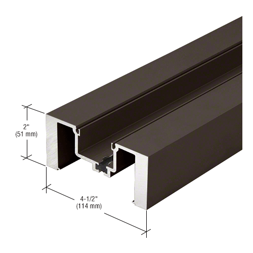 CRL-U.S. Aluminum 1T5312215 Bronze Black Anodized Heavy-Duty Vertical ...