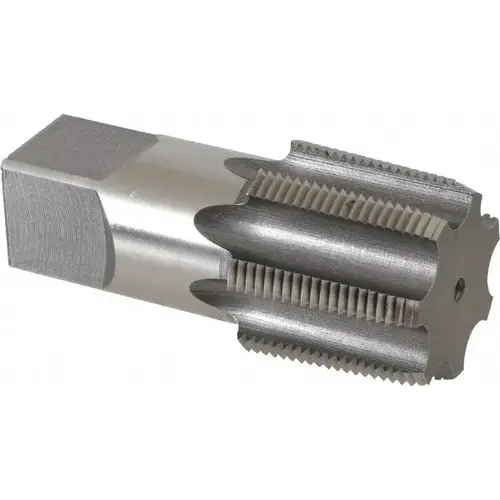 Standard Pipe Tap: 1-1/2 - 11-1/2, NPT, 7 Flutes, High Speed Steel, Bright/Uncoated