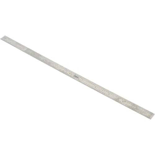 SPI 13-885-9 Steel Rule: 12" OAL, 3R Graduation, Flexible, 1/2" OAW Polished